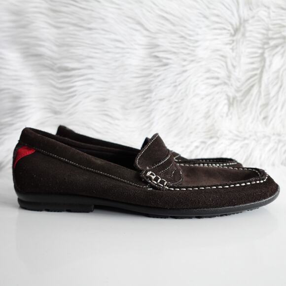 FootJoy FJ Men;s Brown Suede Loafer Driving Shoes - Picture 2 of 10